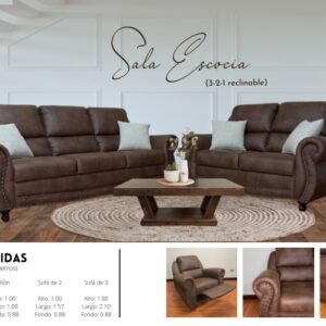Sala Escocia (3-2-1) Reclinable Primium