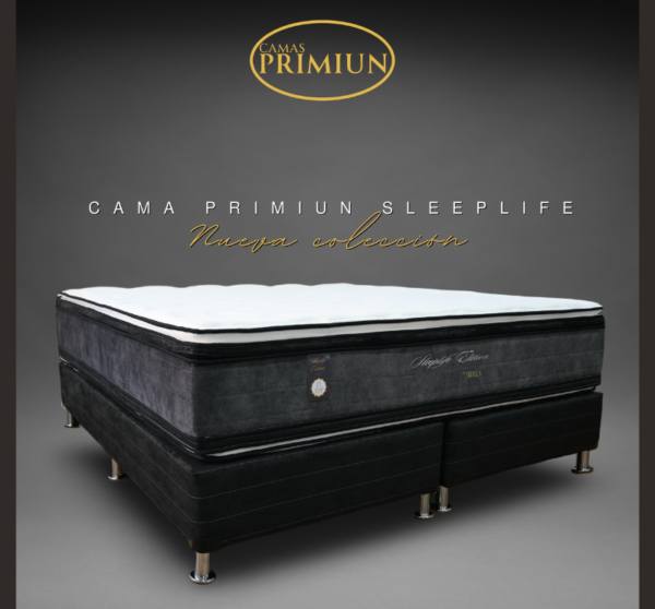 Set SLEEPLIFE Queen con Patas Cromadas Primium