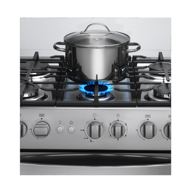 Estufa a Gas Galicia 6 Quemadores 30" Pulgadas Indurama Linea Zafiro - Imagen 8