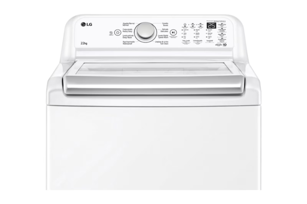 Lavadora Carga Superior  LG 22KG" con Direct Drive Inverter & Smart Diagnosis, Color Blanco - Imagen 3