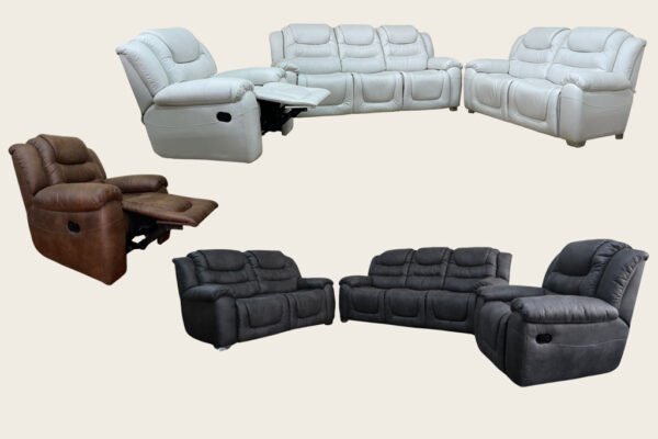 SALA LUXOR ( 3-2-1 TODA  RECLINABLE) PRIMIUM - Imagen 2