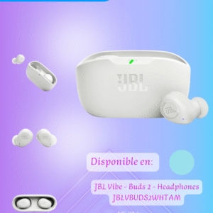 JBL Vibe - Buds 2 - Headphones JBLVBUDS2WHTAM